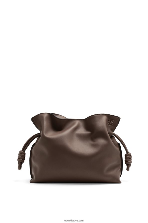 Loewe moterys flamenko sankaba iš nappa veršiuko odos šokolado BZ26XN623