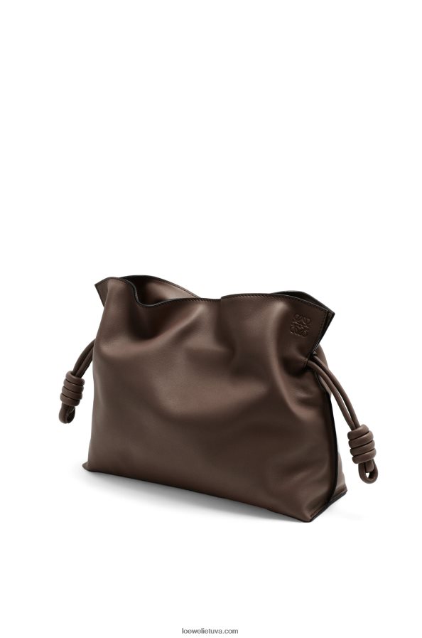 Loewe moterys flamenko sankaba iš nappa veršiuko odos šokolado BZ26XN623
