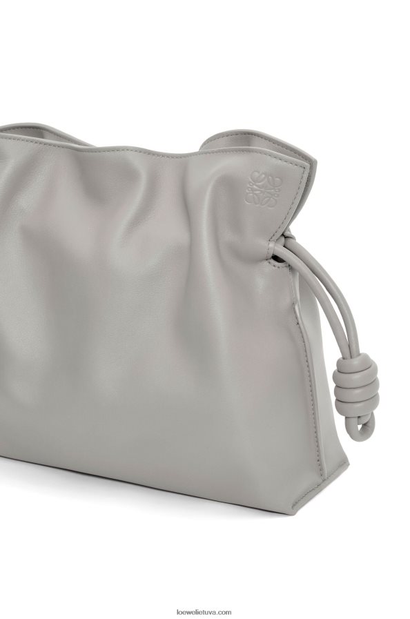 Loewe moterys flamenko sankaba iš nappa veršiuko odos perlų pilka BZ26XN358