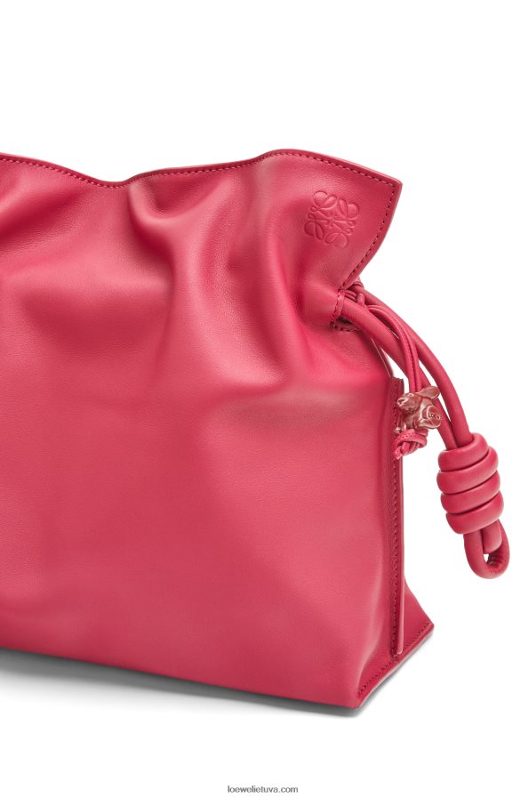 Loewe moterys flamenko sankaba iš nappa veršiuko odos rubino raudonumo glazūra BZ26XN445