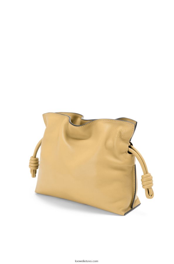 Loewe moterys flamenko sankaba iš nappa veršiuko odos tamsus sviestas BZ26XN363