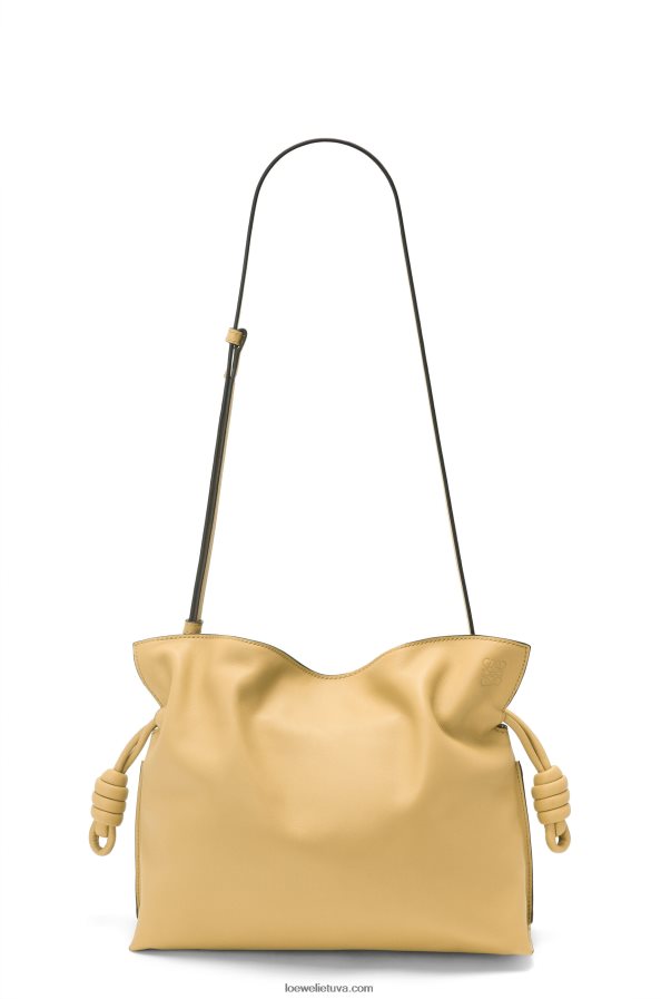 Loewe moterys flamenko sankaba iš nappa veršiuko odos tamsus sviestas BZ26XN363