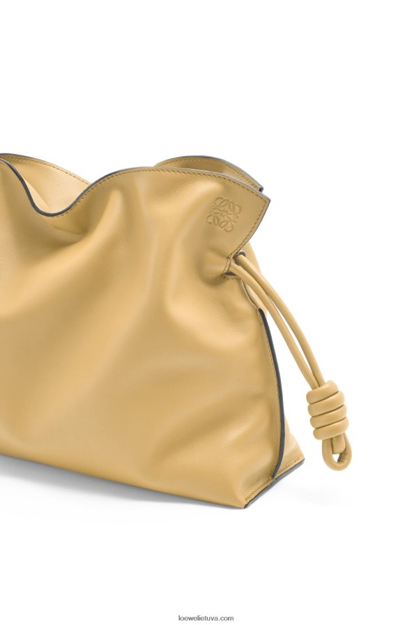 Loewe moterys flamenko sankaba iš nappa veršiuko odos tamsus sviestas BZ26XN363