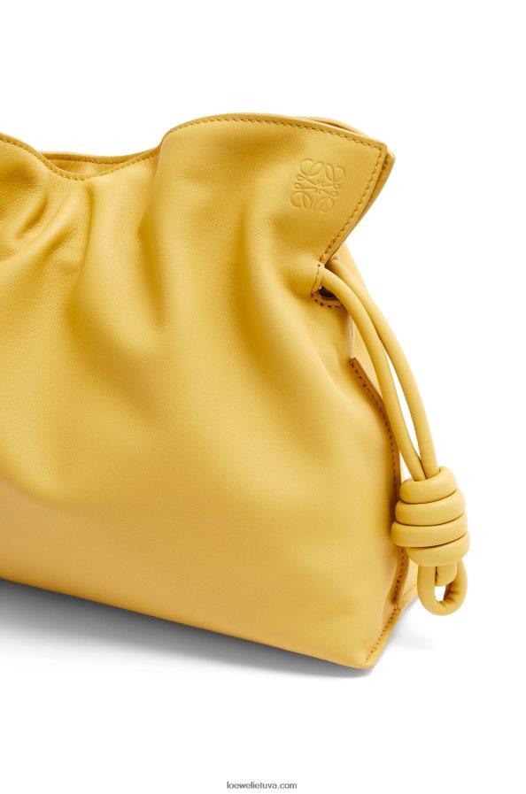 Loewe moterys flamenko sankaba iš nappa veršiuko odos šviesiai geltona glazūra BZ26XN448