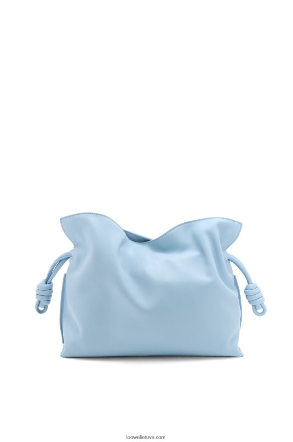 Loewe moterys maruja mallo flamenko sankaba iš nappa blauzdos odos dulkėta mėlyna BZ26XN361