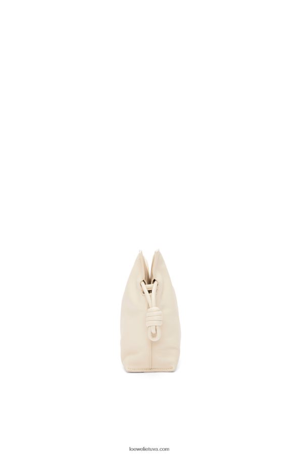 Loewe moterys mini flamenko sankaba iš nappa veršiuko odos angora BZ26XN331