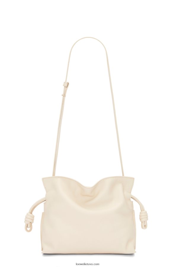 Loewe moterys mini flamenko sankaba iš nappa veršiuko odos angora BZ26XN331