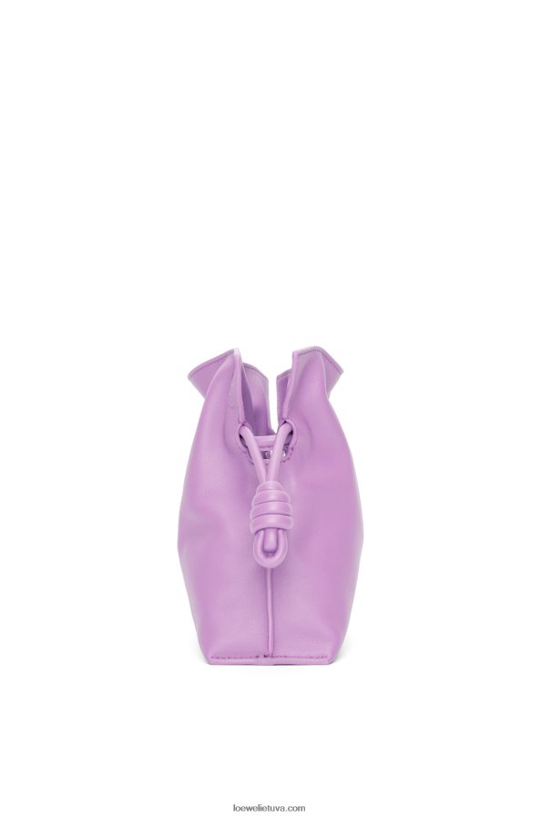 Loewe moterys mini flamenko sankaba iš nappa veršiuko odos guimauve BZ26XN321