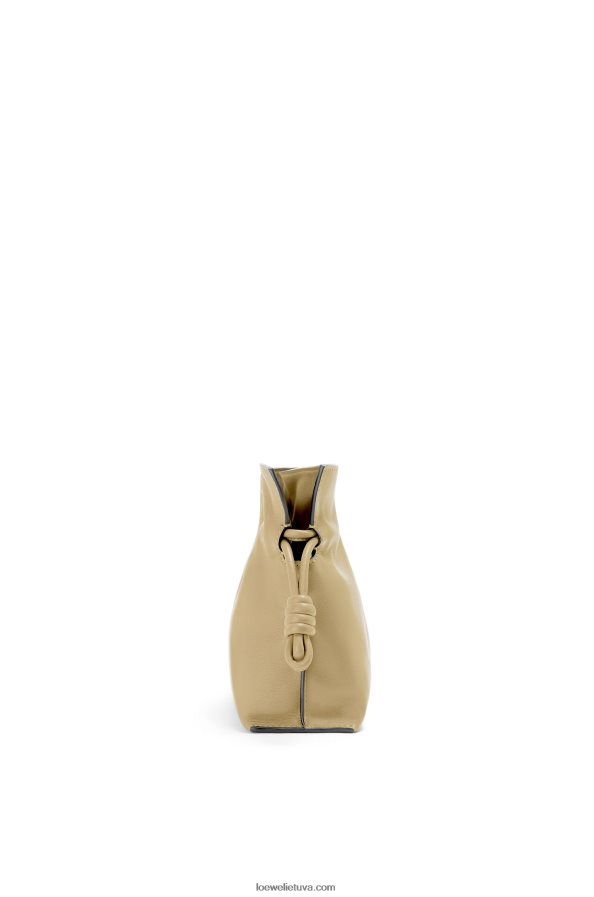 Loewe moterys mini flamenko sankaba iš nappa veršiuko odos molio žalia BZ26XN217