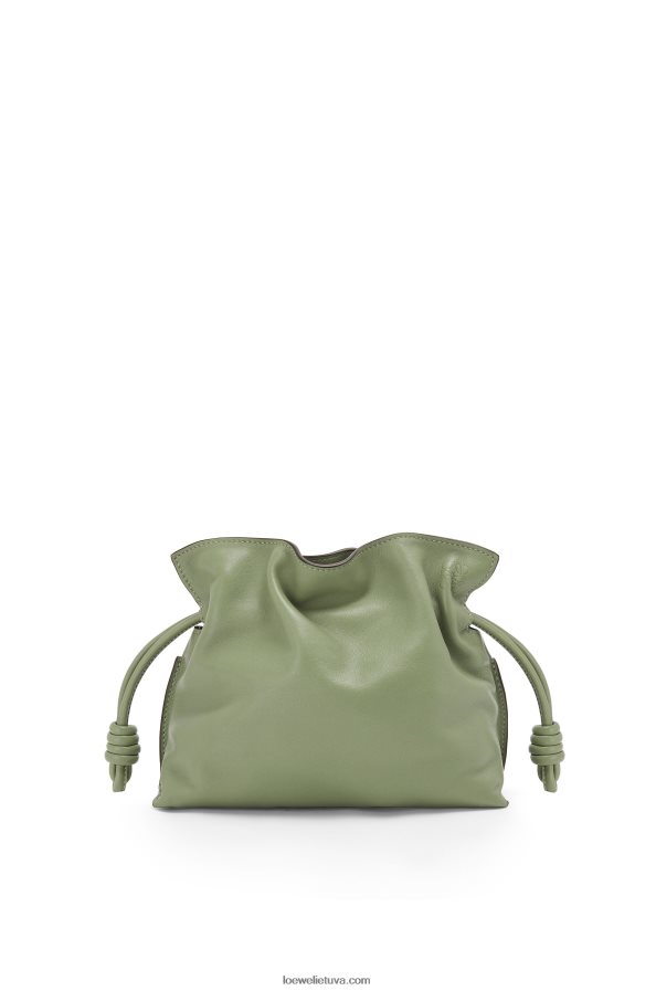 Loewe moterys mini flamenko sankaba iš nappa veršiuko odos rozmarinas BZ26XN259