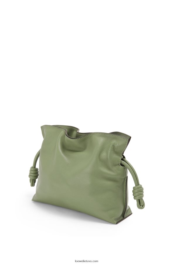 Loewe moterys mini flamenko sankaba iš nappa veršiuko odos rozmarinas BZ26XN259
