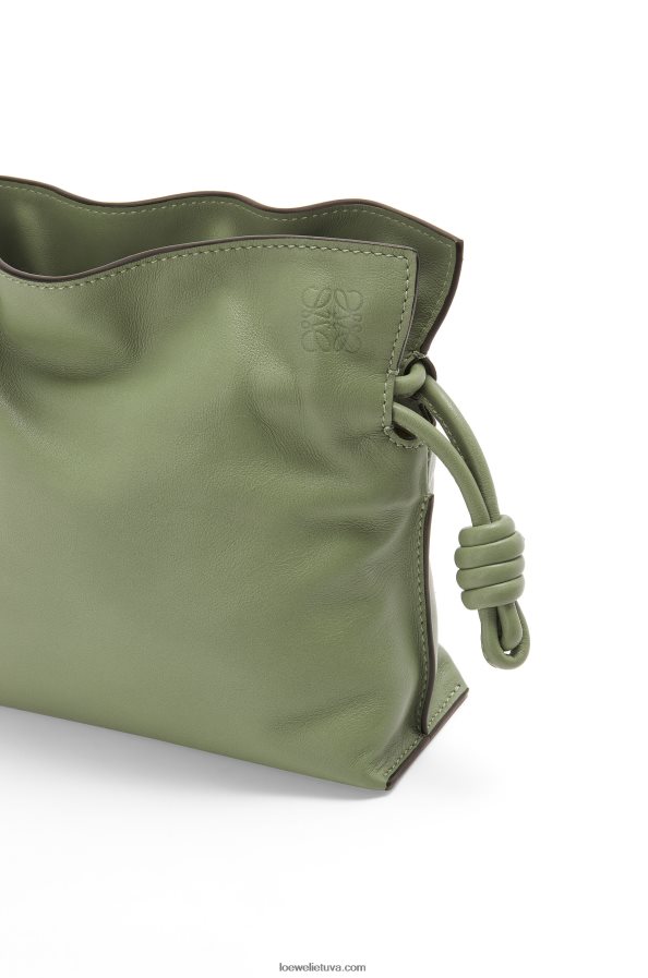 Loewe moterys mini flamenko sankaba iš nappa veršiuko odos rozmarinas BZ26XN259