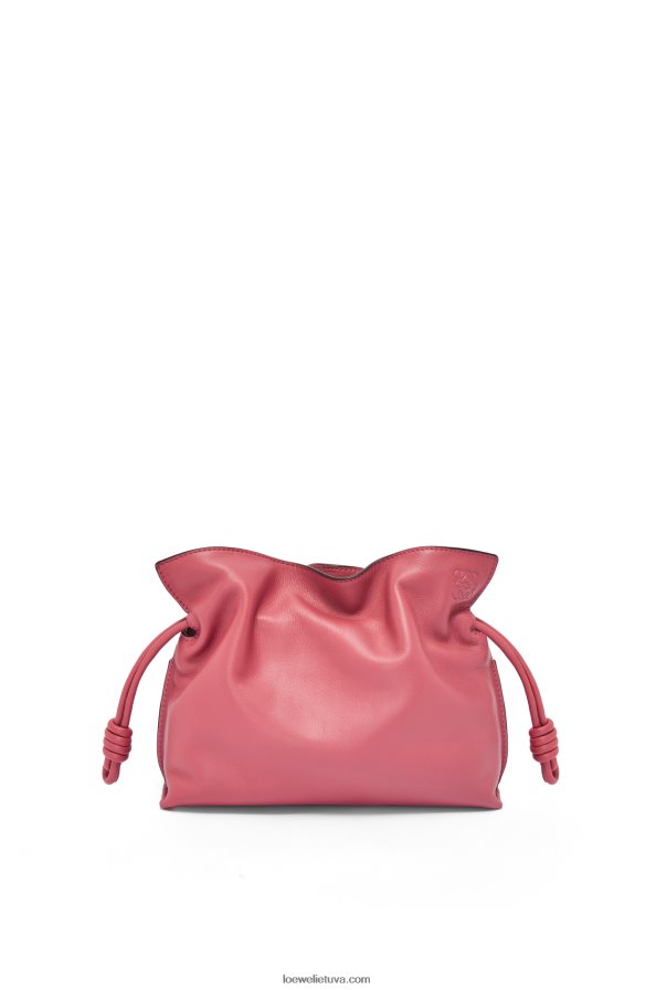 Loewe moterys mini flamenko sankaba iš nappa veršiuko odos slyva BZ26XN272