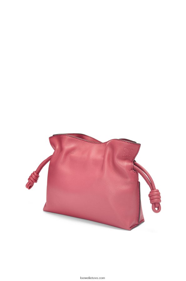 Loewe moterys mini flamenko sankaba iš nappa veršiuko odos slyva BZ26XN272