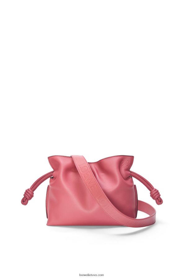 Loewe moterys mini flamenko sankaba iš nappa veršiuko odos slyva BZ26XN272