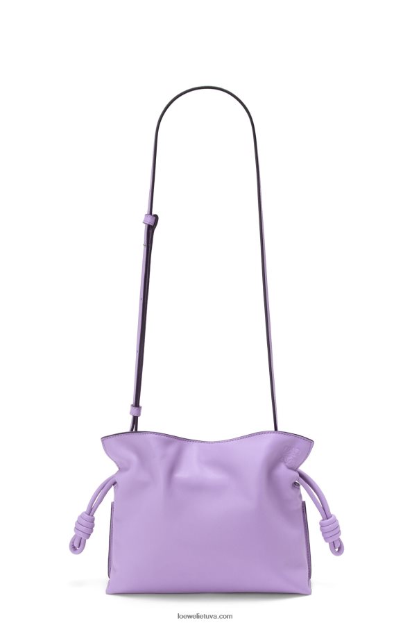 Loewe moterys mini flamenko sankaba iš nappa veršiuko odos šviesiai violetinė BZ26XN204