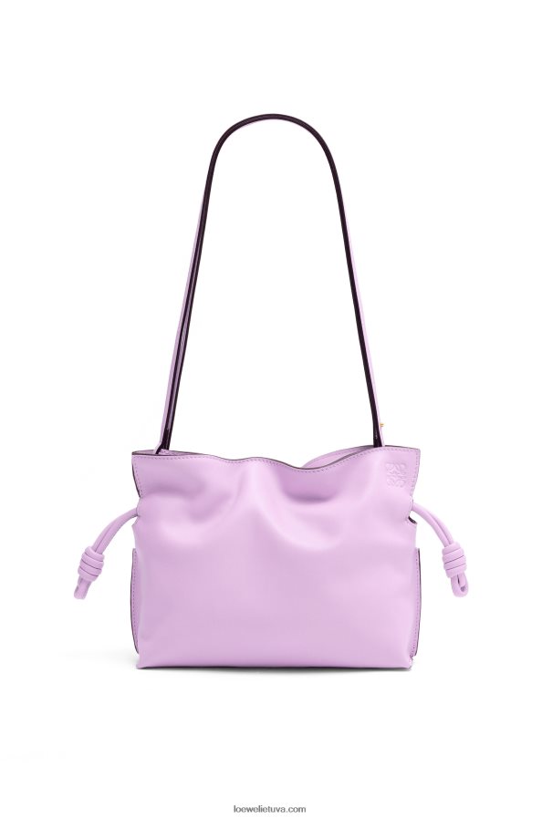 Loewe moterys mini flamenko sankaba iš nappa veršiuko odos žydi orchidėja BZ26XN559