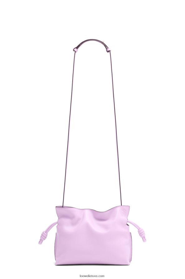 Loewe moterys mini flamenko sankaba iš nappa veršiuko odos žydi orchidėja BZ26XN559