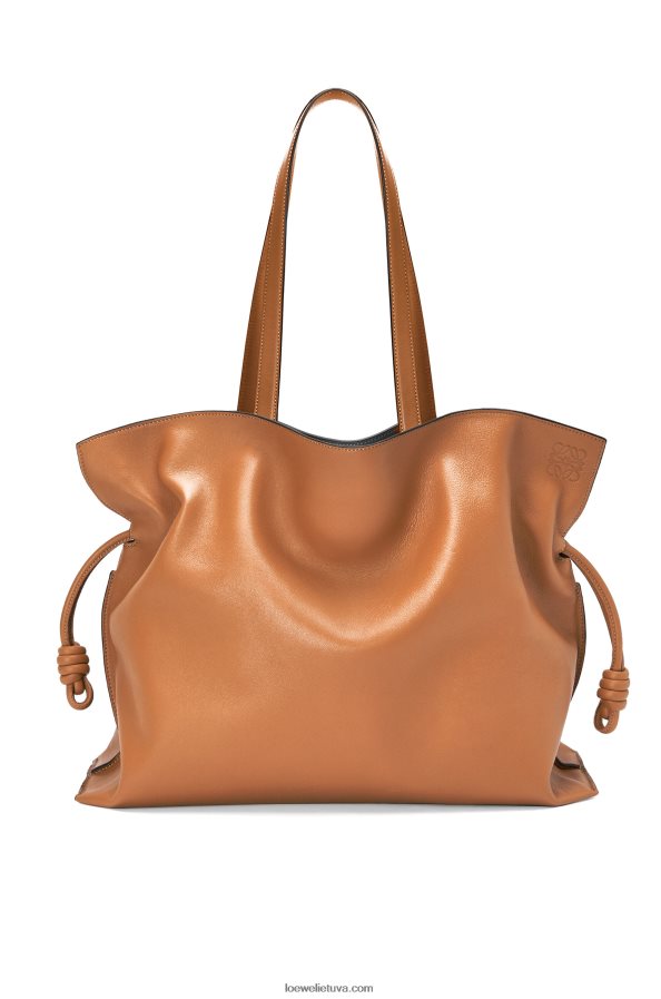 Loewe moterys xl flamenko maišelis iš nappa veršiuko odos šilta dykuma BZ26XN527