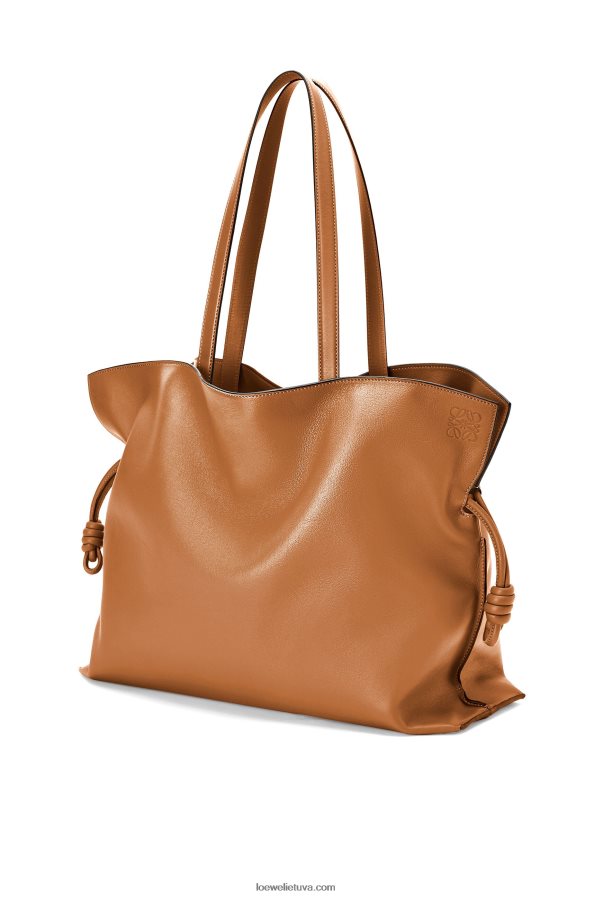 Loewe moterys xl flamenko maišelis iš nappa veršiuko odos šilta dykuma BZ26XN527