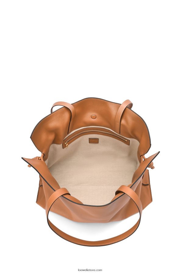 Loewe moterys xl flamenko maišelis iš nappa veršiuko odos šilta dykuma BZ26XN527