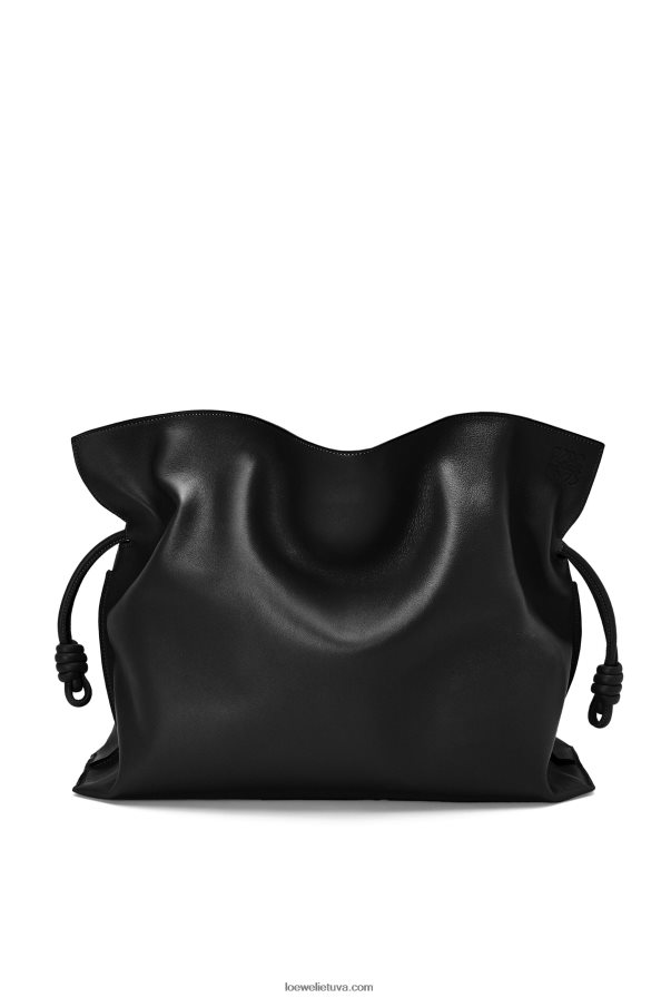 Loewe moterys xl flamenko maišelis iš nappa veršiuko odos juodas BZ26XN410