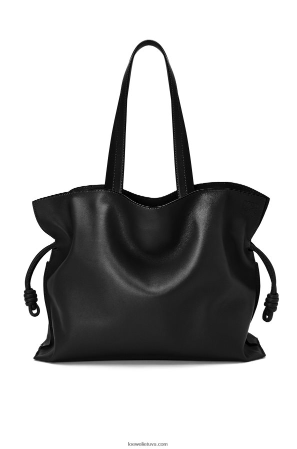 Loewe moterys xl flamenko maišelis iš nappa veršiuko odos juodas BZ26XN410