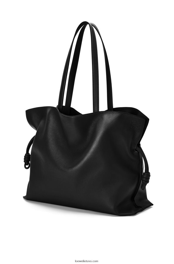 Loewe moterys xl flamenko maišelis iš nappa veršiuko odos juodas BZ26XN410