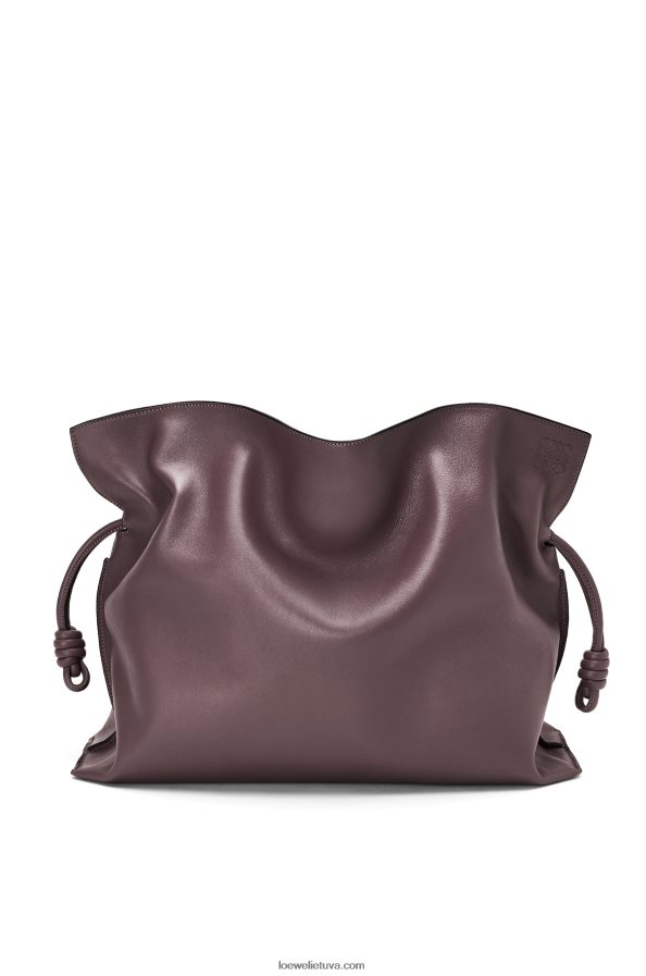 Loewe moterys xl flamenko maišelis iš nappa veršiuko odos slyva BZ26XN526
