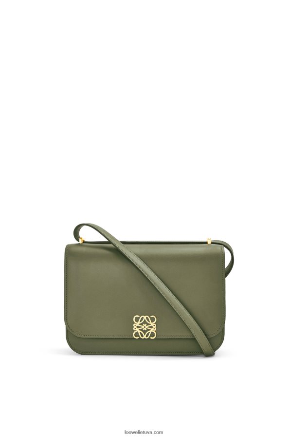 Loewe moterys gojos krepšys iš šilko veršio odos avokado žalia BZ26XN301