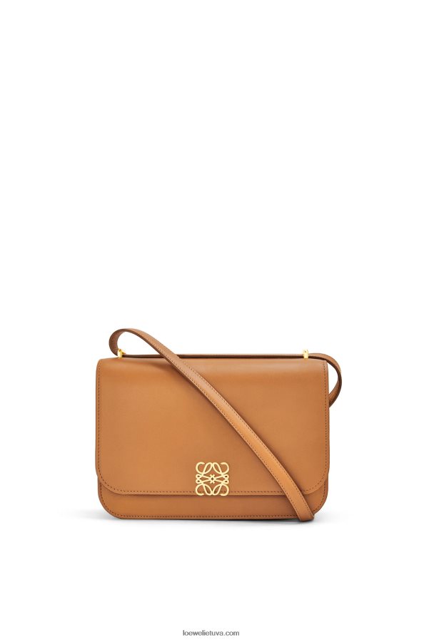 Loewe moterys gojos krepšys iš šilko veršio odos šilta dykuma BZ26XN300
