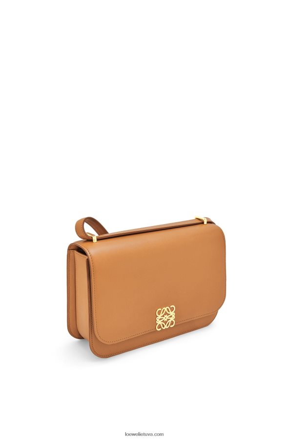 Loewe moterys gojos krepšys iš šilko veršio odos šilta dykuma BZ26XN300
