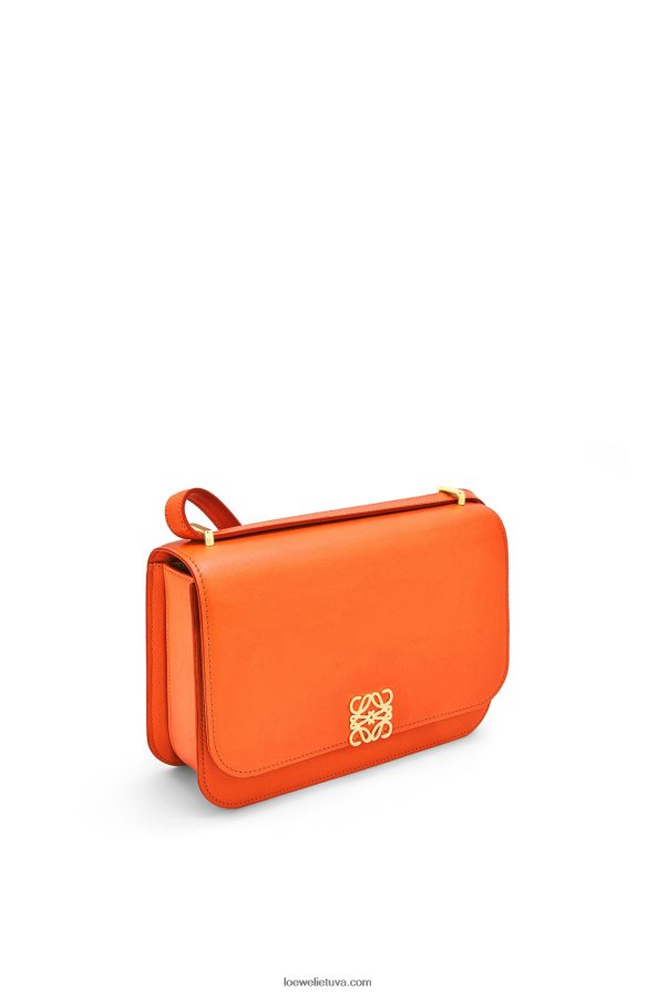 Loewe moterys gojos krepšys iš šilko veršio odos oranžinė BZ26XN494