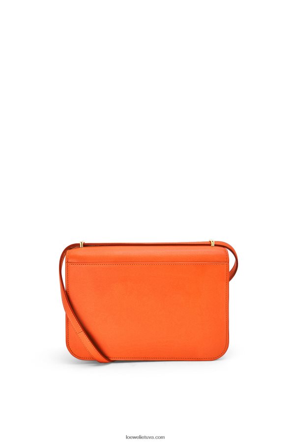 Loewe moterys gojos krepšys iš šilko veršio odos oranžinė BZ26XN494