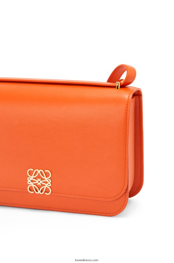 Loewe moterys gojos krepšys iš šilko veršio odos oranžinė BZ26XN494