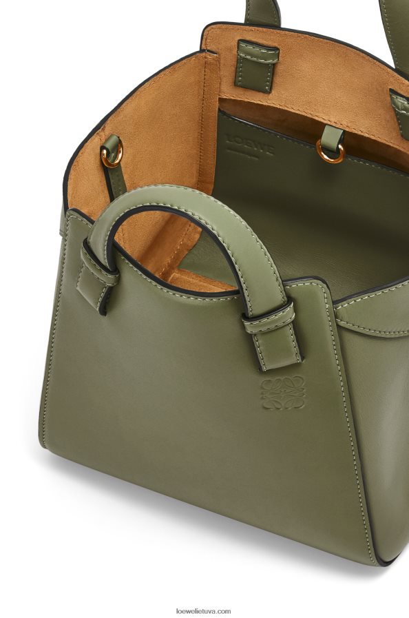 Loewe moterys hamako grynuolio krepšys iš Nappa veršiuko odos avokado žalia BZ26XN519