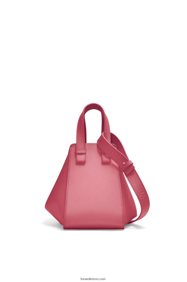 Loewe moterys kompaktiškas hamakas iš satino veršio odos slyva BZ26XN488