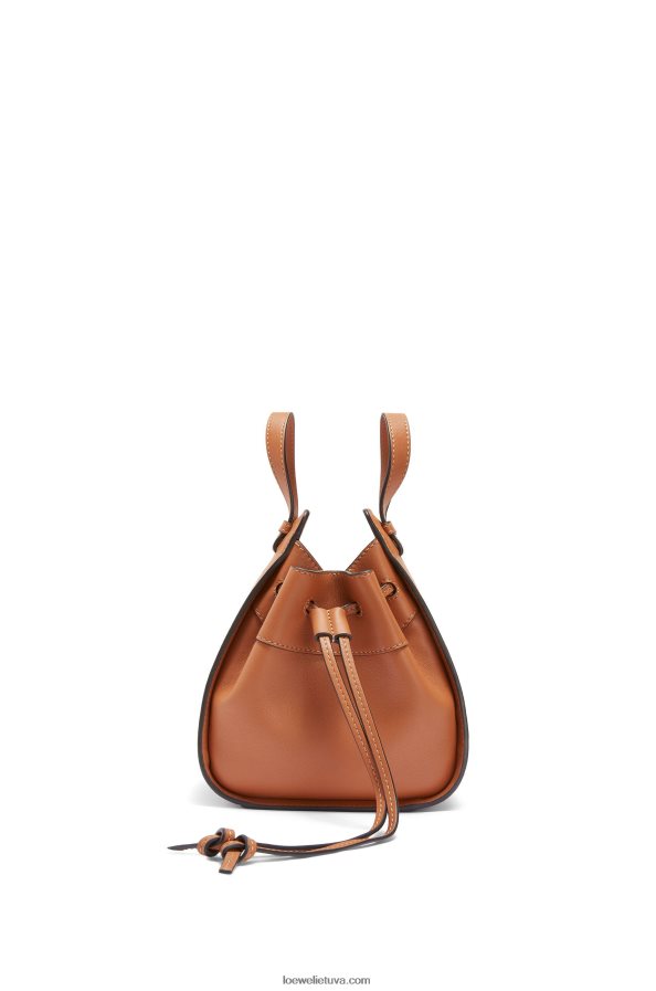 Loewe moterys mini hamako virvelė iš klasikinės blauzdos odos įdegis BZ26XN242