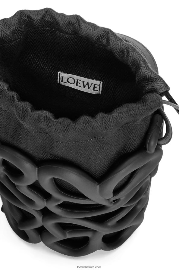 Loewe moterys anagrama pripūsta kišenė iš lengvos putų gumos juodas BZ26XN578