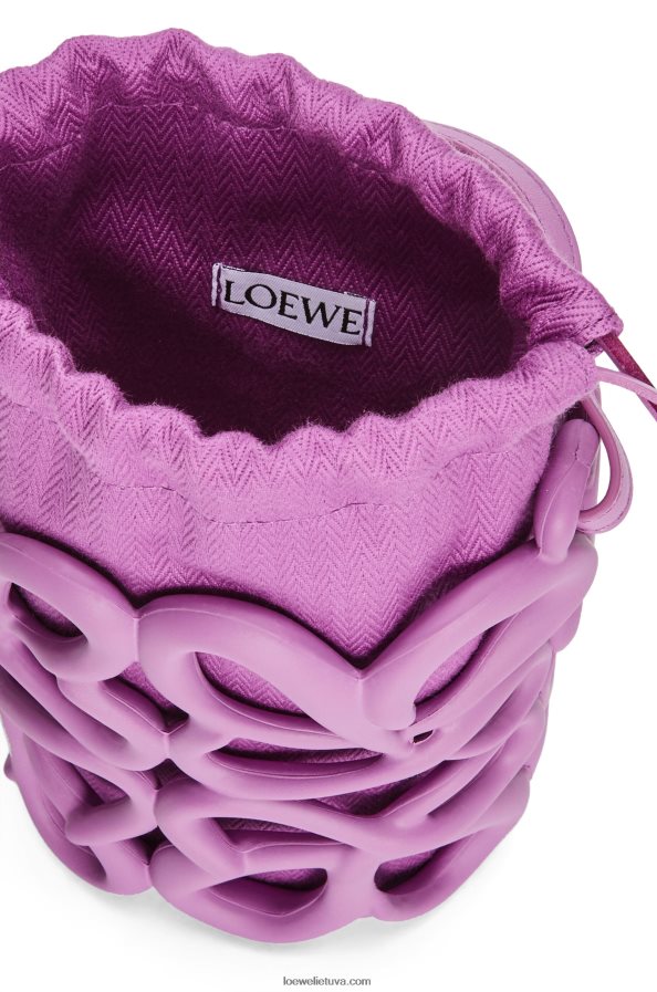 Loewe moterys anagrama pripūsta kišenė iš lengvos putų gumos uolų rožė BZ26XN577