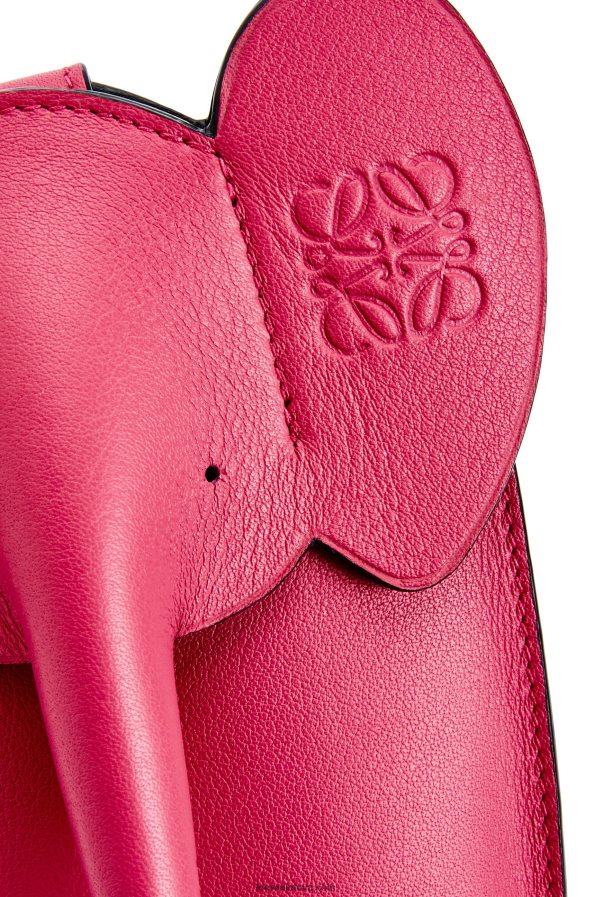 Loewe moterys dramblio kišenė iš klasikinės blauzdos odos rubino raudonumo glazūra BZ26XN604