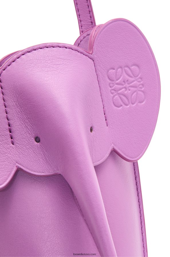 Loewe moterys dramblio kišenė iš klasikinės blauzdos odos uolų rožė BZ26XN581