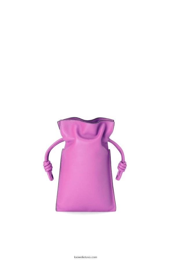Loewe moterys flamenko kišenė iš napos blauzdos odos ryškiai violetinė BZ26XN295