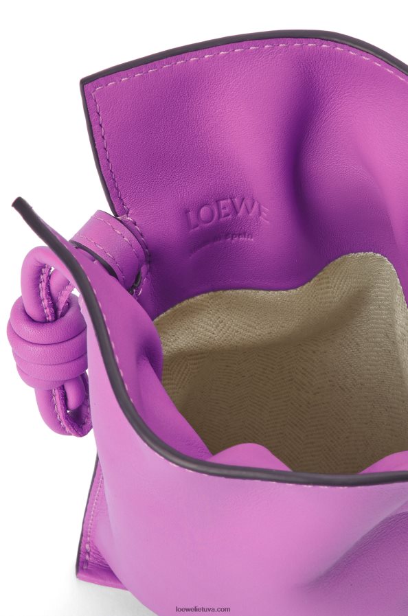 Loewe moterys flamenko kišenė iš napos blauzdos odos ryškiai violetinė BZ26XN295