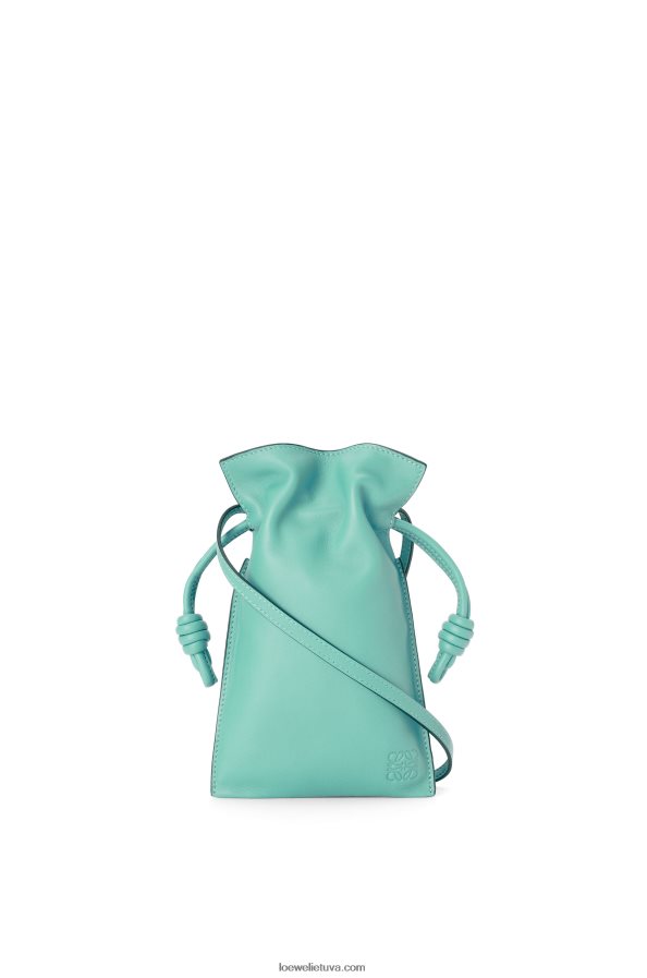 Loewe moterys flamenko kišenė iš napos blauzdos odos šviežių mėtų BZ26XN296
