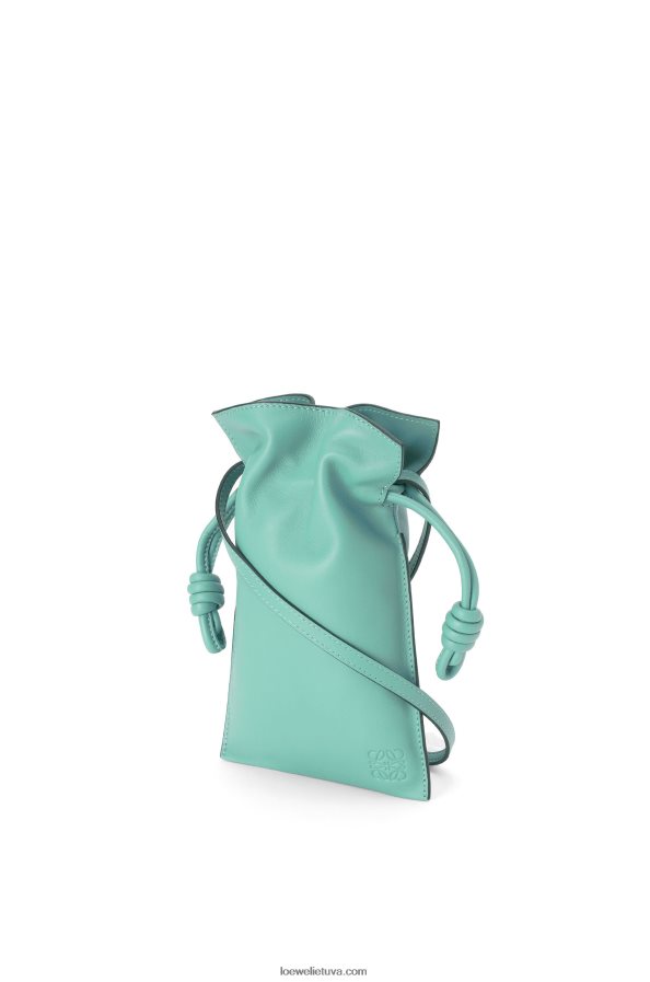Loewe moterys flamenko kišenė iš napos blauzdos odos šviežių mėtų BZ26XN296