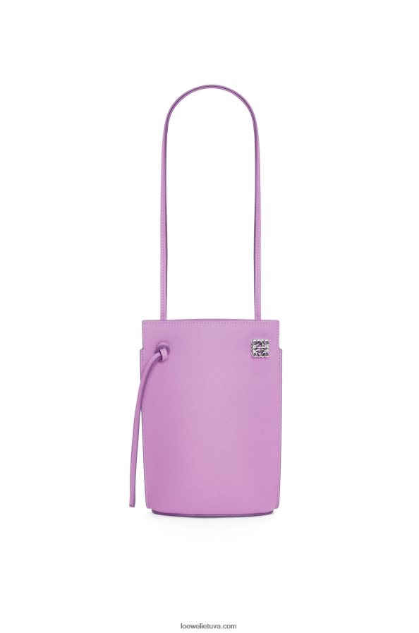 Loewe moterys kauliukų kišenė iš klasikinės blauzdos odos guimauve BZ26XN573