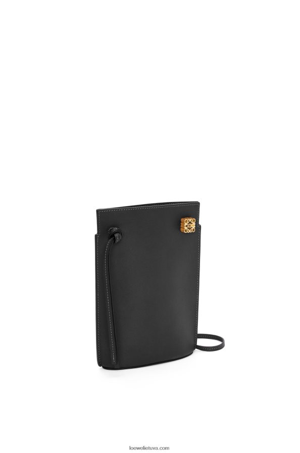 Loewe moterys kauliukų kišenė iš klasikinės blauzdos odos juodas BZ26XN575