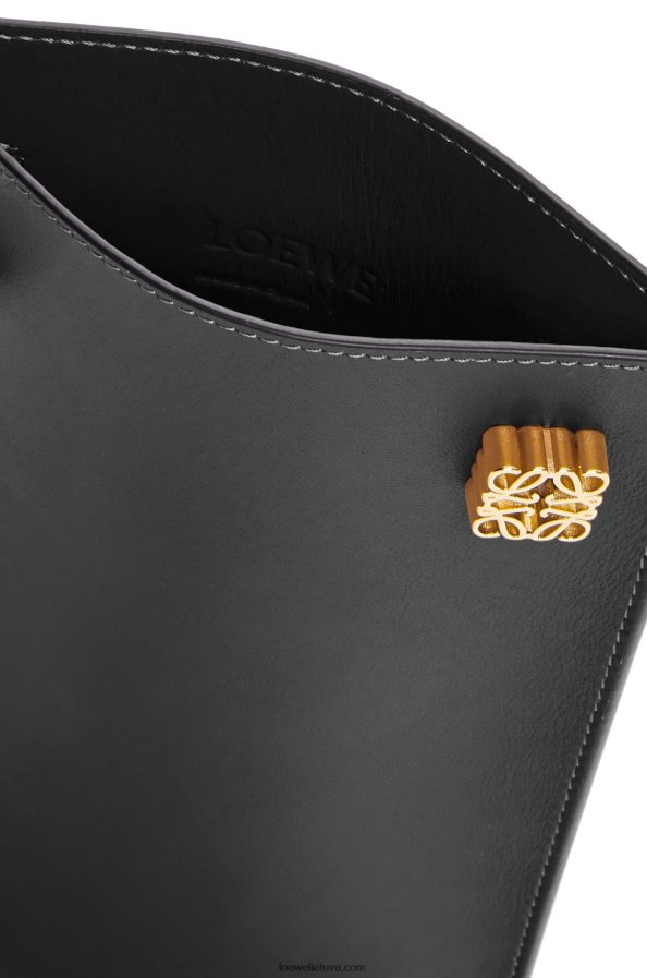 Loewe moterys kauliukų kišenė iš klasikinės blauzdos odos juodas BZ26XN575