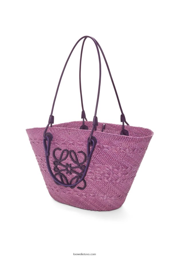 Loewe moterys anagramos krepšelis iš irakos delno ir veršio odos violetinė BZ26XN83